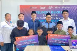 Pelindo Lembar gelar istighosah dan santuni 200 anak yatim di Lombok Barat
