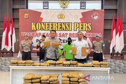Polres Aceh Timur tangkap dua kurir ganja 67 kg