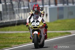 Mario Aji masih  kesulitan di latihan bebas 2 Moto2 Indonesia