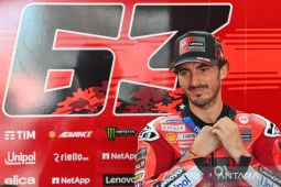 Francesco Bagnaia terjatuh di MotoGP Australia