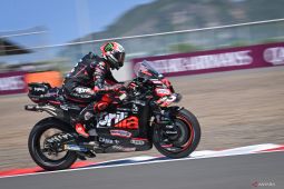 Bezzecchi melampaui rekor catatan waktu tercepat Martin di MotoGP Mandalika