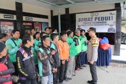 Polisi ajak komunitas ojol Kota Tangerang sampaikan informasi kamtibmas