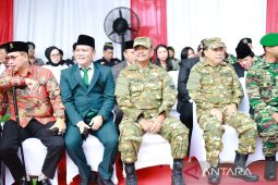 Bupati Madina hadiri HUT ke-80 TNI di Medan, pameran alutsista jadi magnet warga