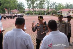 Wakapolres Langkat lakukan pemeriksaan penegakkan ketertiban dan disiplin