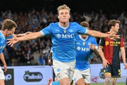 Hasil Liga Italia hingga Napoli ke puncak klasemen usai hajar Atalanta