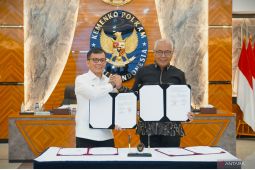 ANTARA-Kemenko Polkam teken MoU penyebarluasan informasi publik