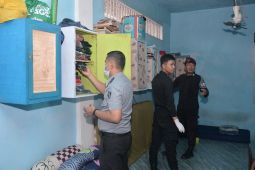Lapas Narkotika  Jambi cipta kondisi periksa kamar WBP