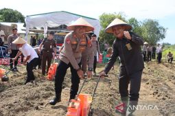 Polres Bangka Barat bantu pulihkan 1,8 hektare lahan bekas tambang