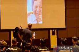 Presiden Prabowo lakukan panggilan video kepada skuad timnas Indonesia