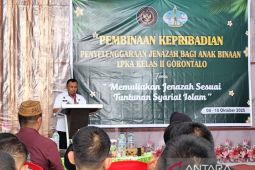 Anak binaan LPKA Gorontalo jalani program penyelenggaraan jenazah
