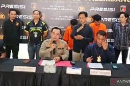 Polrestabes  Palembang tangkap komplotan begal bersenjata tajam