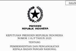 Beredar Keppres, Prabowo tunjuk Amran pimpin Bappanas