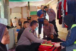 Polres Anambas hadirkan layanan kesehatan gratis di Desa Putik Palmatak