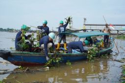 Pusri gelar aksi "Bersih Sungai dan Dermaga" dalam rangka World Cleanup Day 2025