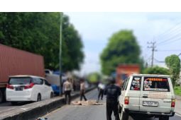 Kecelakaan truk boks di Gempol Pasuruan tewaskan tiga pengemudi motor