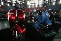 Tips mudik aman paka motori Vespa