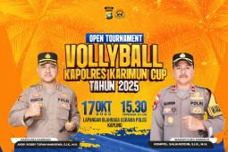 Polres Karimun gelar turnamen voli