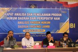 Kanwil KemenHAM Jambi analisa produk hukum daerah dari perspektif HAM