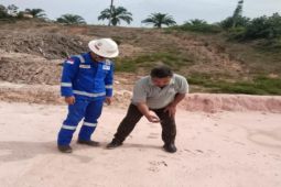 BBKSDA Riau pasang kamera jebak terkait laporan temuan jejak Harimau di area kerja PHR