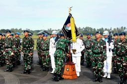 Lanud RSA Natuna terima tanda kehormatan Samkaryanugraha dari Presiden Prabowo