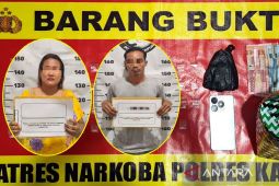 Polisi tangkap dua pengedar sabu di Kapuas, salah satunya seorang IRT