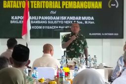 Pemkab Abdya hibahkan 25 hektare tanah untuk Yon TP TNI AD