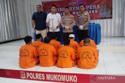 Polres Mukomuko tangkap sembilan tersangka selama Operasi Musang