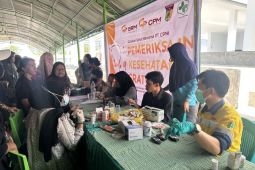 PT CPM lakukan pemeriksaan kesehatan gratis di wilayah lingkar tambang