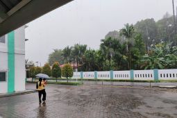 BMKG memprakirakan mayoritas wilayah hujan ringan hingga lebat