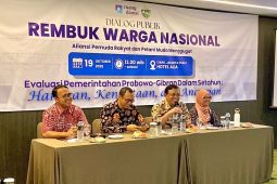 Rembuk Akbar Aktifis Nasional Refleksi: Setahun Prabowo-Gibran hasilkan capaian signifikan