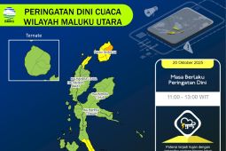 BMKG peringatkan potensi cuaca ekstrem di Malut