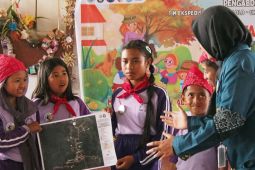 Tim Ekspedisi Patriot latih literasi spasial siswa SDN Tokelemo Sigi