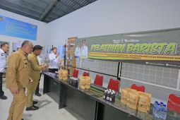 Warga binaan Lapas Tangerang diberi pelatihan barista