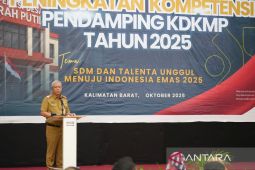 Pemprov Kalbar memberikan pembekalan kepada pengurus koperasi merah putih