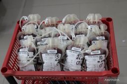 Polres Aceh Barat kumpulkan darah 25 kantong saat HUT Humas Polri