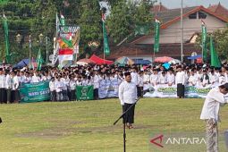 Apel Akbar Hari Santri 2025, santri Bantul dimotivasi bangun peradaban mulia