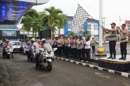 Polwan cantik turun ke jalan! "Mojang Lodaya Ciwulan" siap jaga Tasikmalaya