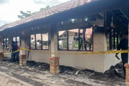 Polres Mimika selidiki kebakaran asrama putra SMA Sentra Pendidikan Timika