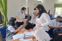 Puluhan penggiat P4GN Bartim di tes urine