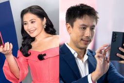 HP lipat Samsung makin disukai, begini testimoni Prilly Latuconsina dan Andy Garcia