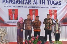 Ketua PN Palembang Agus Walujo pamit, dipromosi jadi Hakim Tinggi Denpasar