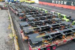 INKA lanjutkan ekspor 135 unit Car Flat Top Wagon ke Selandia Baru