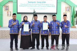 486 PPPK tahap II non optimalisasi Kemenag se Sultra dilantik dan diambil sumpahnya