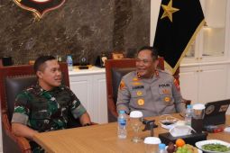 Pangdam XIX/Tuanku Tambusai bertemu Kapolda Kepri