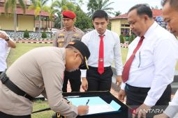 Polres Mukomuko teken pakta integritas jauhi narkoba