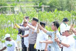 Kapolda Banten komitmen dukung pelestarian ekosistem mangrove
