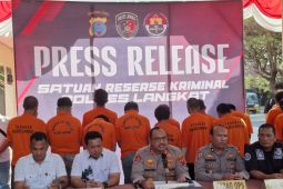 Polres Langkat ungkap 13 kasus berbagai tindak pidana