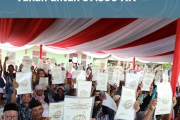 Menteri Nusron: Redistribusi 195.734 bidang tanah untuk 39.556 KK dalamsatu tahun