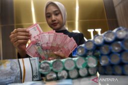 Rupiah menguat seiring investor "wait and see" rilis data inflasi AS