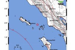 Info gempa hari ini di Kota Sinabang akibat adanya aktivitas megathrust